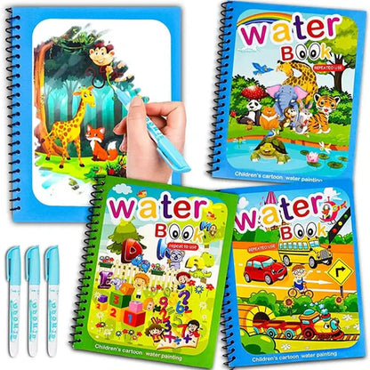 Libro mágico para colorear con agua 🚚Envío Gratis + Pago Contra Entrega