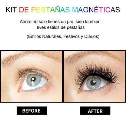 LashPro™ Pestañas magnéticas+ Pinza instaladora